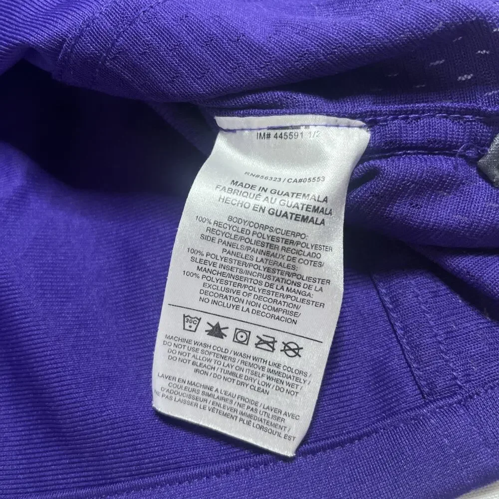 Minnesota Vikings NFL Football Nike On Field Purple Jersey #5 Bridgewater Size M